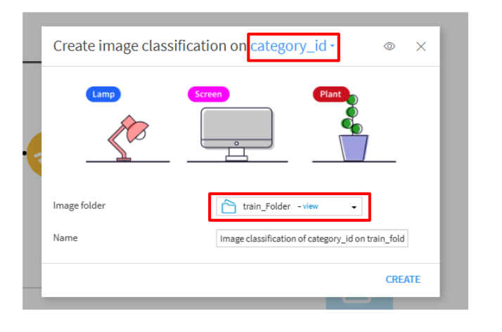 Image Classification 設定結果