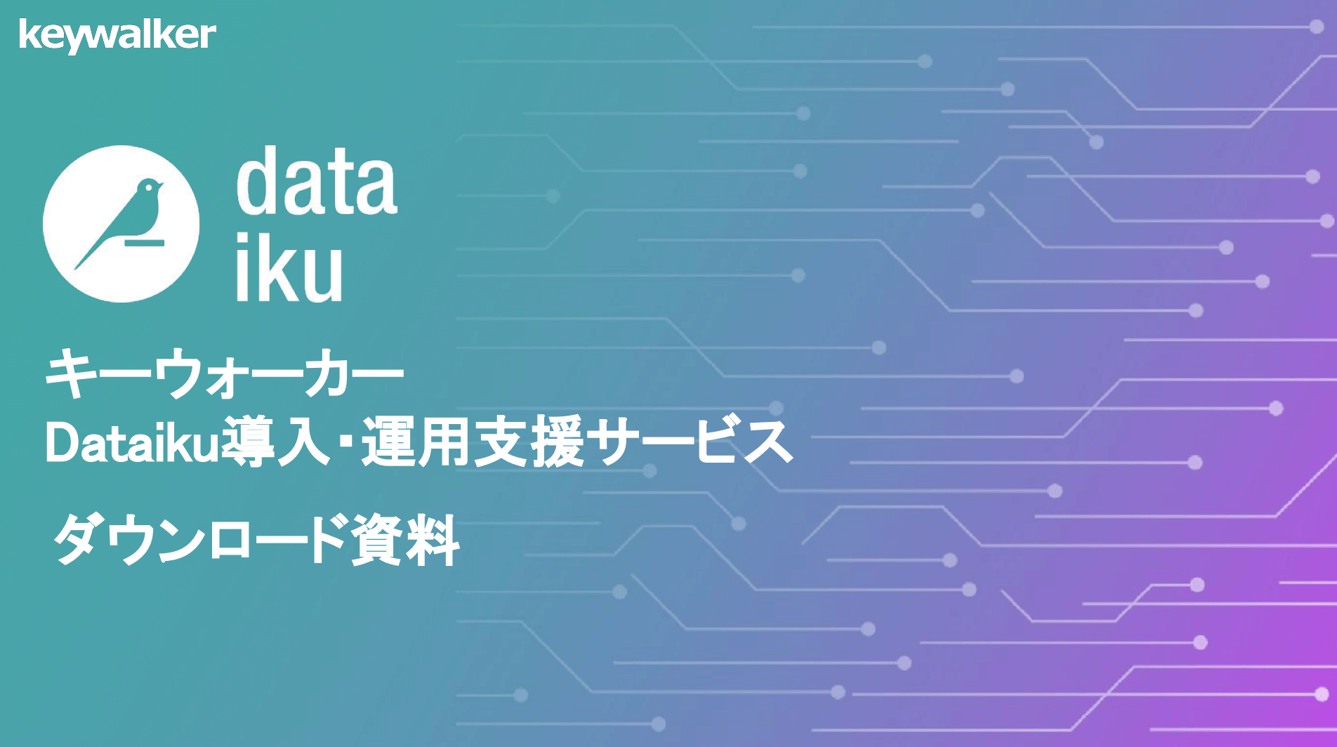 「Dataiku導入・運用支援サービス」紹介資料